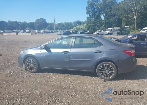 2015 Toyota Corolla S Premium from USA, damaged, VIN 2T1BURHEXFC404620